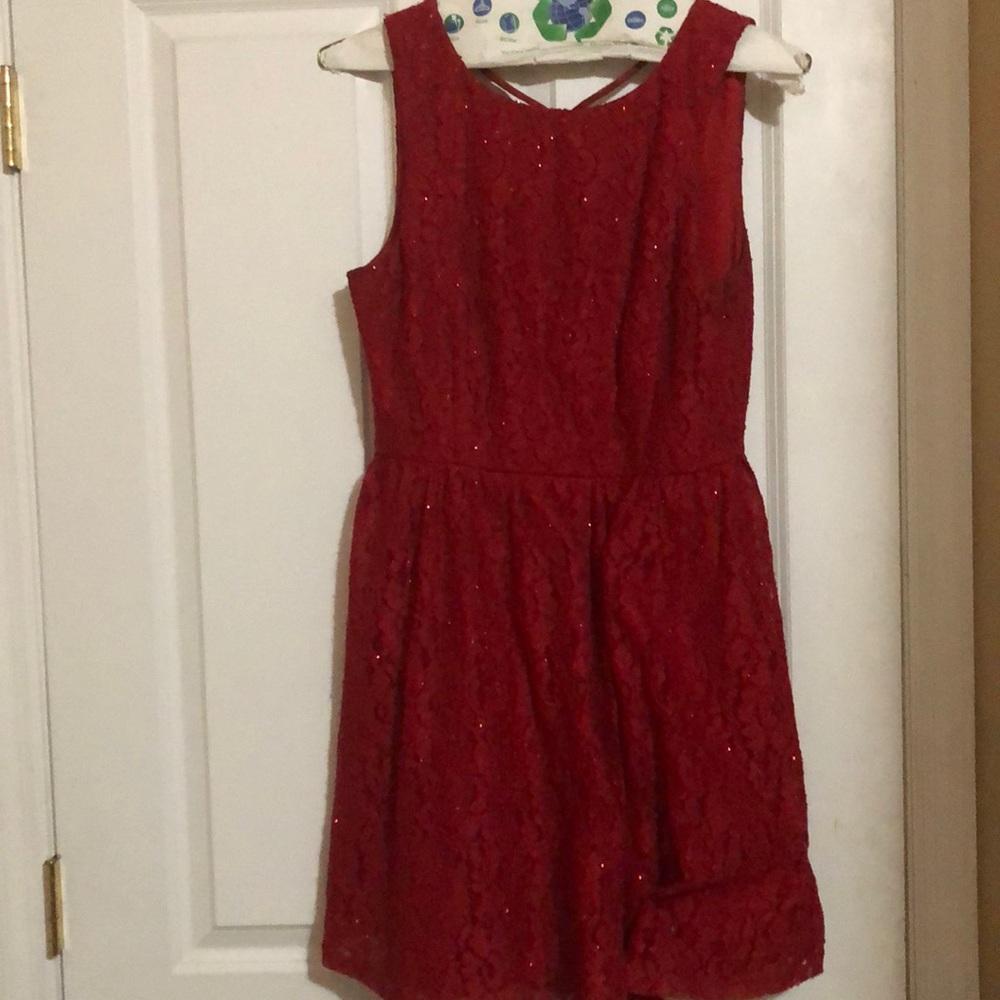 Red Sparkly Dress